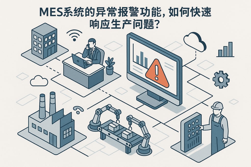 MES 系统的异常报警功能，如何快速响应生产问题？